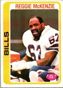 1978 Topps Football Card Reggie McKenzie Buffalo Bills sk7067