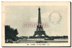  Vintage Postcard Paris the Tower Eiffel