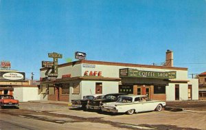 CARLS CAFE Elko, Nevada Roadside Greyhound Bus Depot c1960s Vintage Postcard