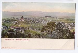 Asheville NC Panorama UDB J.H. Law c 1907