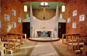 New York Auriesville St Rene Goupil Memorial Chapel Interior National Shrine ...