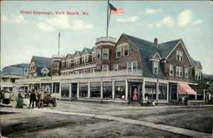 York Beach Maine ME Hotel Kearsage c1910 Vintage Postcard