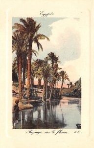 Paysage su le fleuve Egypt, Egypte, Africa Unused 