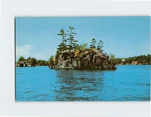 Postcard Devil's Oven, Thousand Islands, New York