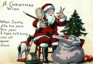 c.1910 Santa Claus Series No 1 Nyce Promotional Postcard P163