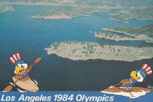 Rowing Lake Casitas Ventura County 1984 Olympic Games Postcard