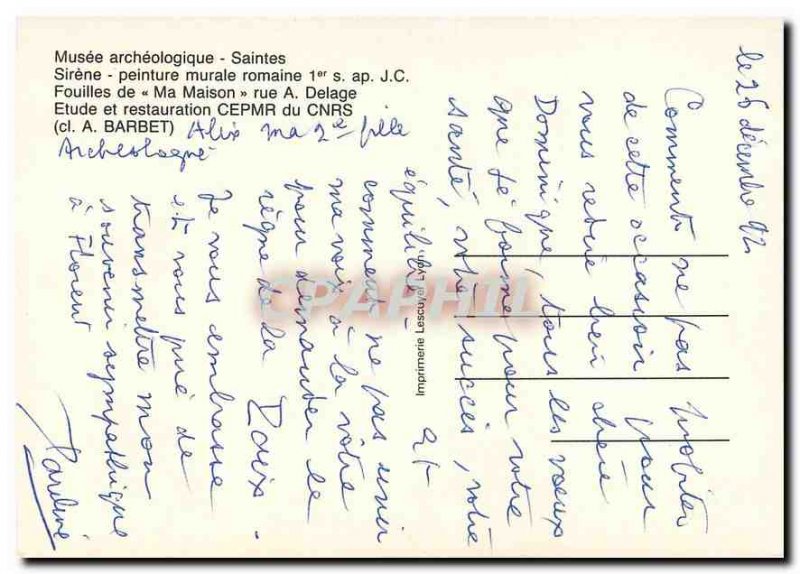 Postcard Modern Archaeological Museum Saintes