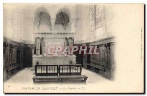 Old Postcard Chateau de Chantilly La Chapelle