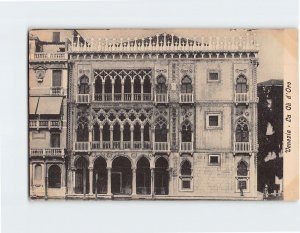 Postcard La Ca d Oro Venice Italy