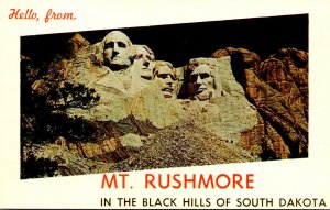 South Dakota Black Hills Mt Rushmore National Memorial