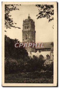 Old Postcard Rodez The tower viewed from the & # 39Eveche