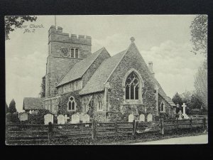 Sussex HORSHAM Rusper St Mary Magdalene Church c1905 Postcard by Walter Martin