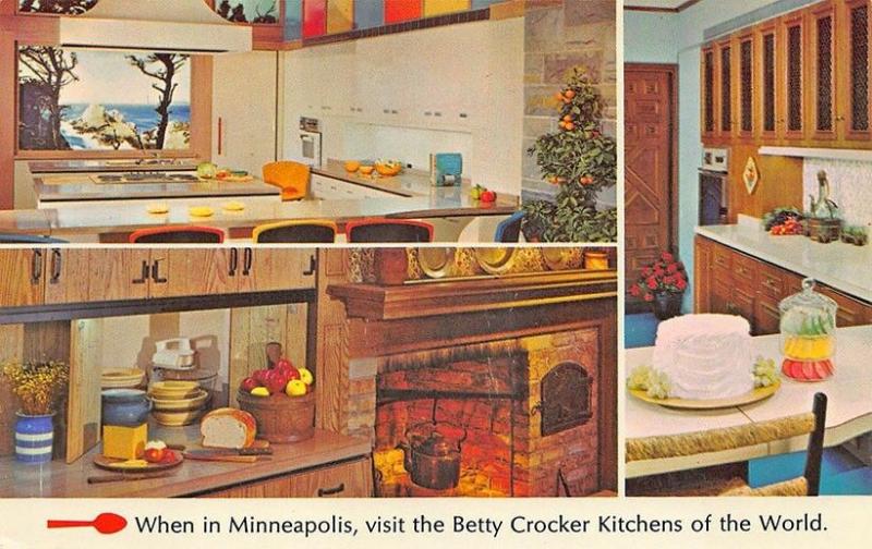 Minneapolis MN Betty Crocker Kitchens of The World at General Mills Postcard