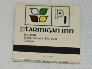 Ptarmigan Inn Alberta Canada 30 Strike Matchbook