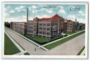 1918 Aerial View East Tech Ohio Largest High School Cleveland Ohio OH Postcard