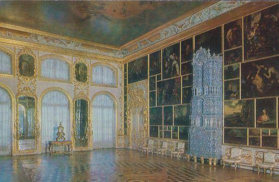 Tower Of Pushkin Catherine Palace Picture Hall Leningrad Russia Postcard