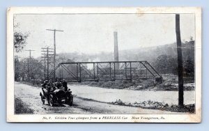 No 8 Glidden Tour From Peerless Car Youngstown PA UNP 1907 Postcard L16