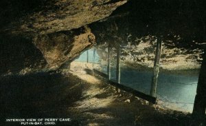 Circa 1910 Interior View Of Perry Cave, Put-In-Bay, OH Vintage Postcard P18