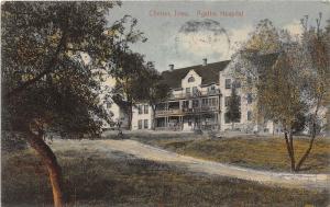 B78/ Clinton Iowa Ia Postcard 1913 Agatha Hospital Building