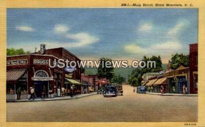 Main Street in Black Mountain, North Carolina