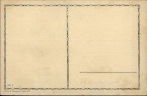 Schubert Opera Der Wanderer Sheet Music c1910 Postcard