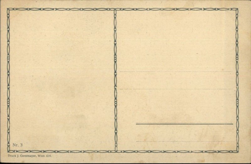 Schubert Opera Der Wanderer Sheet Music c1910 Postcard