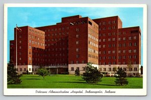 Indianapolis VA Hospital Postcard - 1960s Curteichcolor Chrome Postcard