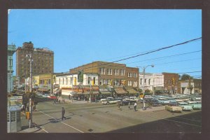 GOLDSBORO NORTH CAROLINA NC DOWNTOWN STREET SCENE VINTAGE POSTCARD