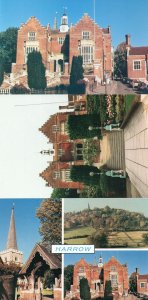 Harrow School 3x Middlesex Postcard s