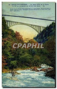 Old Postcard The Savoy Picturesque deaux Ponts de la Caille