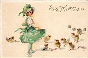 Ellen H Clapsaddle, Easter Greetings Holiday 1909 