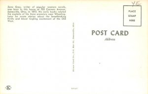 Zane Grey Zanesville, Ohio OH