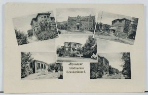 Germany Hannover STÄDTISCHES KRANKENHAUS Multi View Urban Hospitals Postcard L6