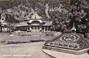 Switzerland Interlaken Kursaal Mit Blumenuhr Photo