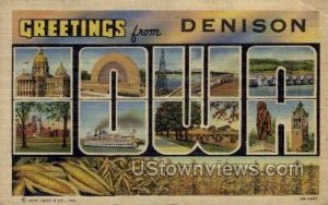 Greetings from Denison - Iowa IA