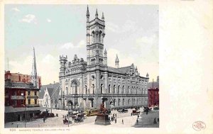 Masonic Temple Philadelphia Pennsylvania 1905c postcard
