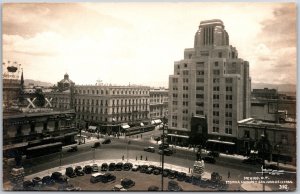 Esquina Maderoy San Juan Letran National Bldg. Mexico Real Photo RPPC Postcard