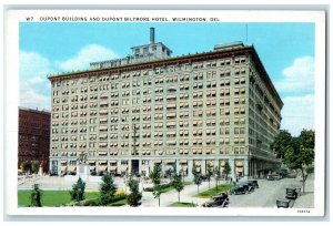 c1920 Dupont Building Dupont Biltmore Hotel Wilmington Delaware Vintage Postcard