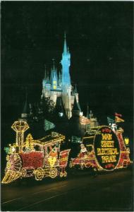 Disney World postcard - Main Street Electrical Parade