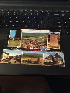 Vtg Postcard: luftkurort MORBACH Hunsruck multi view- posted 1971, 