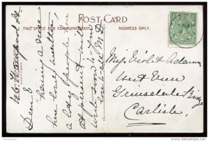 dc341 - ENGLAND Silloth 1917 Cumbria. Park. Stores. Color Series