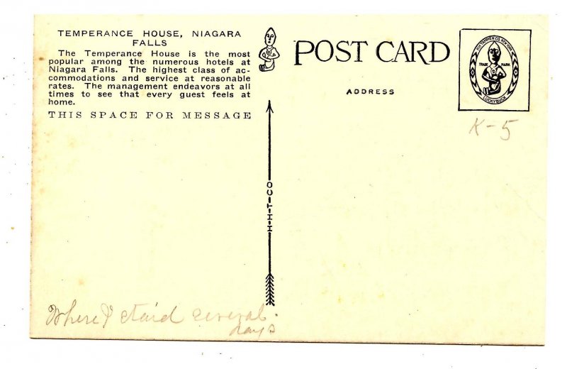 NY - Niagara Falls. Temperance House