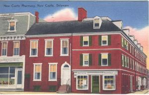 DE   NEW CASTLE   NEW CASTLE PHARMACY  1962 postcard