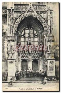 Old Postcard Portal of the Cathedral of Thann