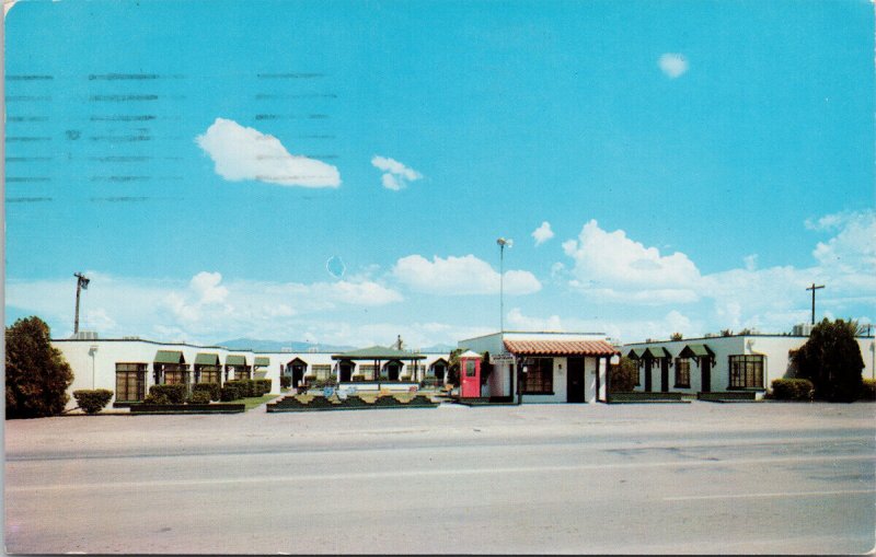 Park Motel Tucson AZ Arizona 1950s Ray Manley Vintage Postcard H1 