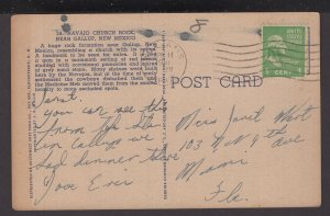 New Mexico near GALLUP - Navajo Church Rock pm1951 - LINEN