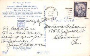 Salt Lake City Utah National Trailer Park and Sales Swimming Pool PC AA109471
