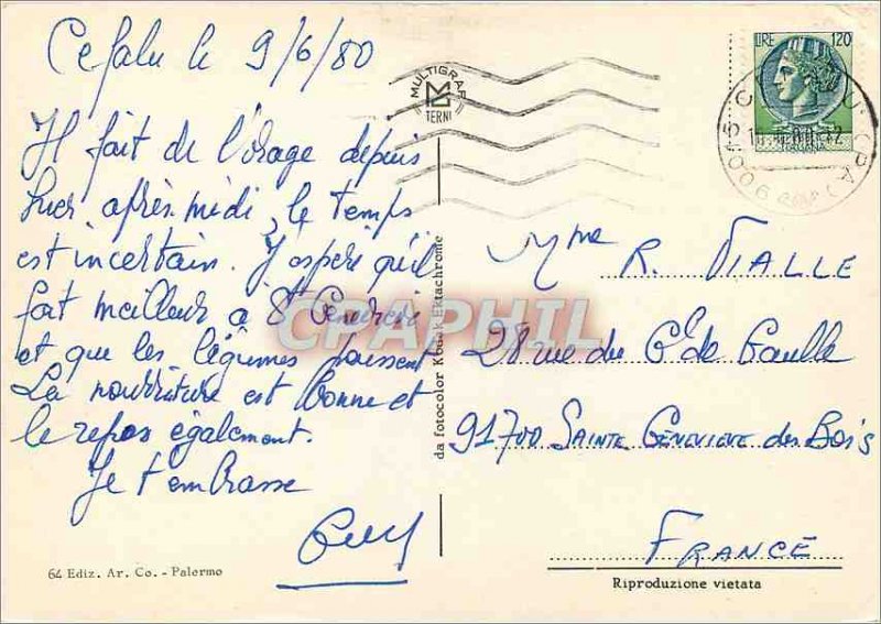 Postcard Modern Cefalu