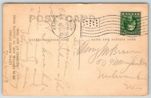 RPPC US Army  1913 Duluth  Lake City  Minnesota  Postcard