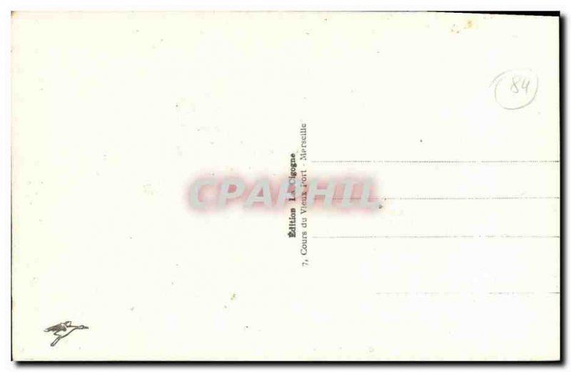 Old Postcard Vaison La Romaine The area Puymin